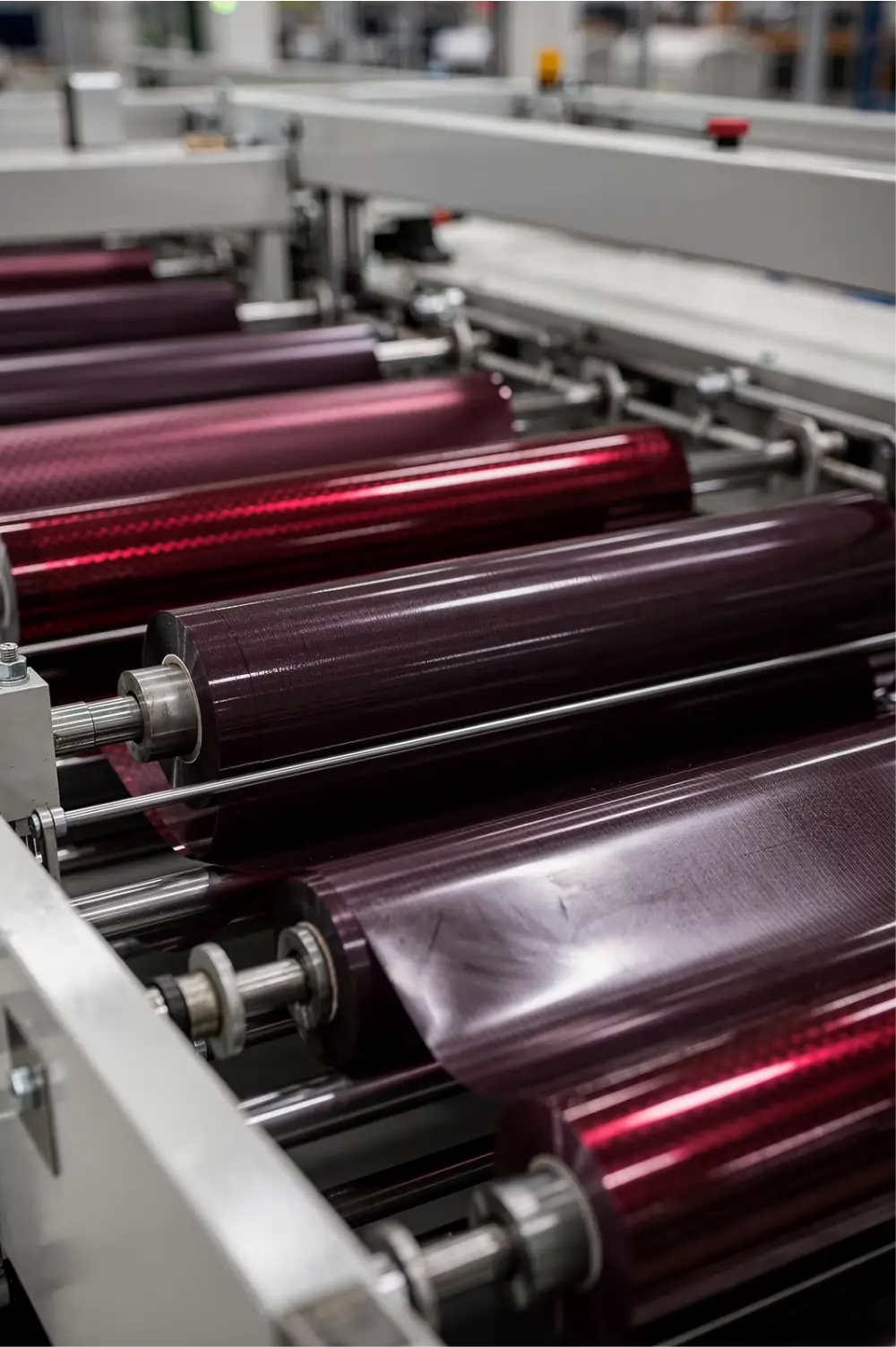Linha industrial automatizada de bobinas TechFilm